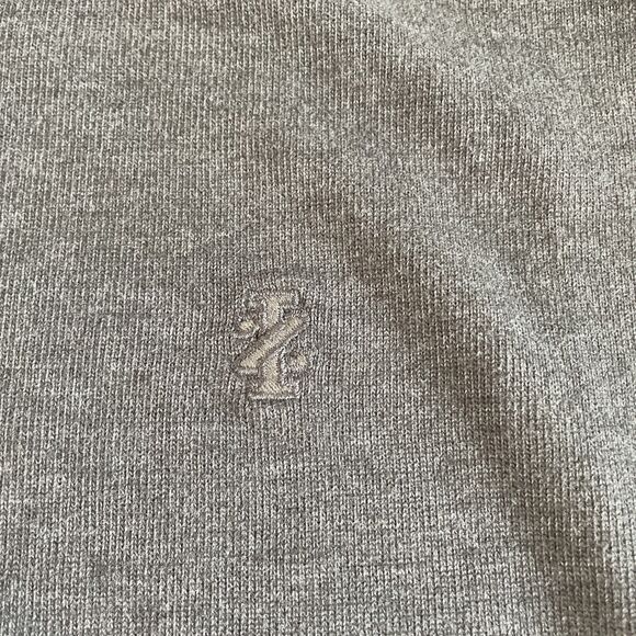 IZOD Saltwater Mens Shirt Size XXL 2X Gray Button Henley Long Sleeve Logo - Picture 6 of 11